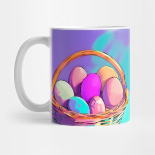 Easter Eggs Digital Portrait (MD23ETR018b) Mug